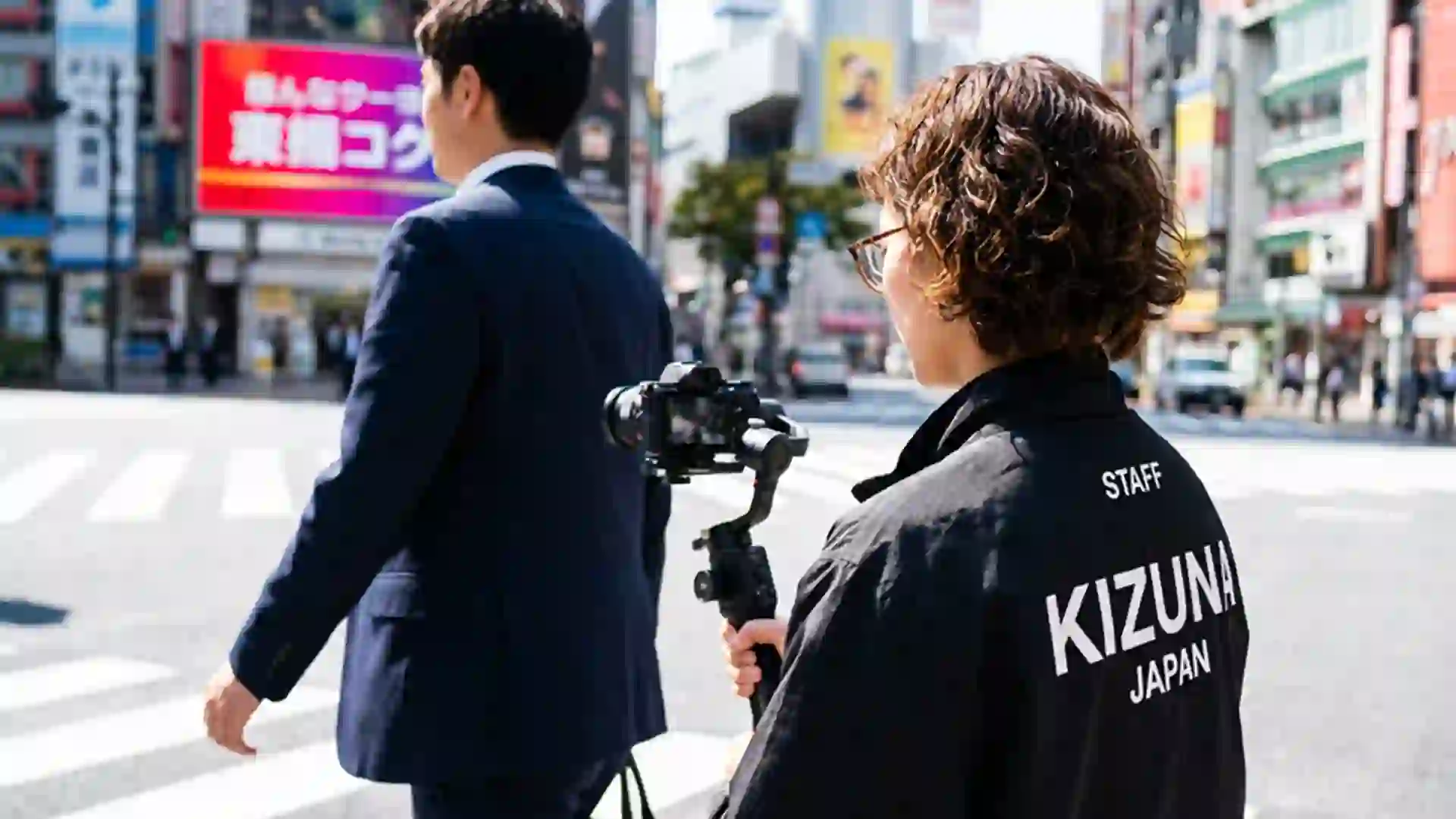 法人向け映像制作の撮影風景