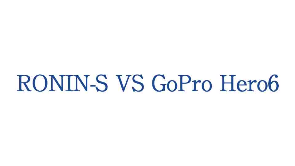 RONIN-SとGo Proの比較