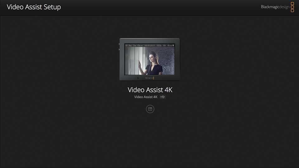 Video Assist 4K のWEB画面