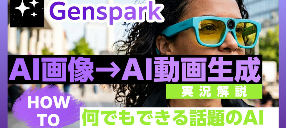 Gensparkの画像・動画生成解説